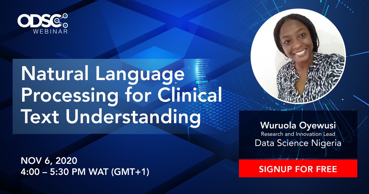 Diyyah92's tweet photo. It's today.. Don't miss it.
Register via :
https://t.co/dDYv6kZPMs
#Odsc #NLP #NaturalLanguageProcessing #AI #womenintech #Wiml #techtwitter #Lagostechcommunity https://t.co/XnOBIEgcFY