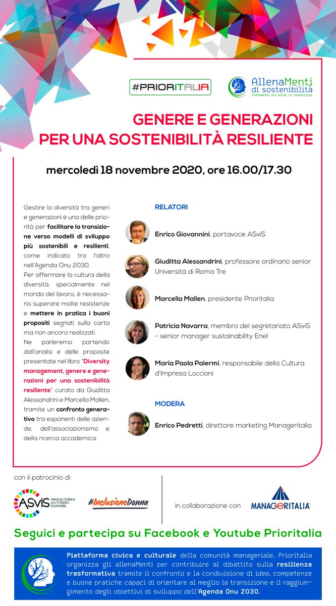 prioritalia's tweet photo. Parlare di diversità significa riflettere sui temi dell’etica, del rispetto dei diritti umani e delle libertà fondamentali, dell’attuazione dell’eguaglianza in senso sostanziale, della non discriminazione e dell’inclusione.

👉 https://t.co/U2aE7LZUfx

 #18novembre #StayTuned https://t.co/Lfy5YlBOkg
