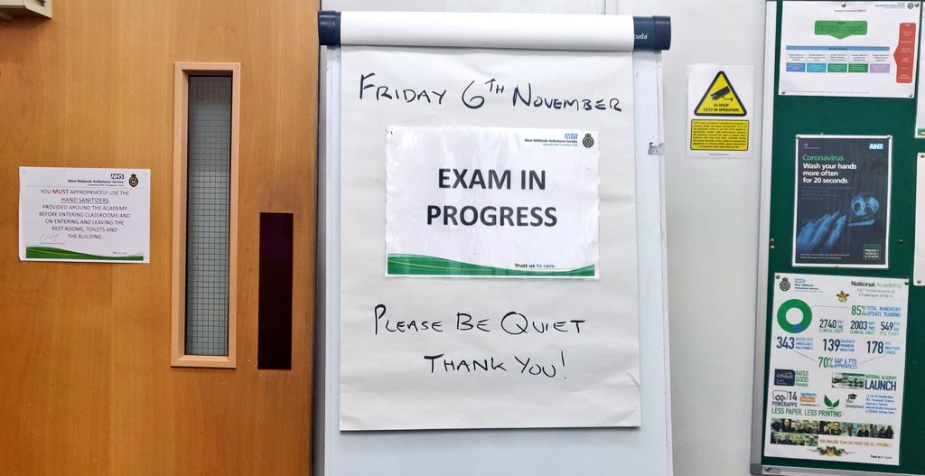 wmasCallumS's tweet photo. Well, I guess today is OSCE day! 🩺💊
The nerves have started to kick in now!
😱😱
#traineeAAP #student #exam #OSCE #nervous #999family https://t.co/7i8vRZeeyQ