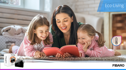 Floor es solo un gran patio de recreo para sus hijos. Gracias a #FIBARO Switch puedes estar seguro de que la calefacción por suelo radiante siempre funciona de forma eficiente en la habitación donde pasan la mayor parte del tiempo.