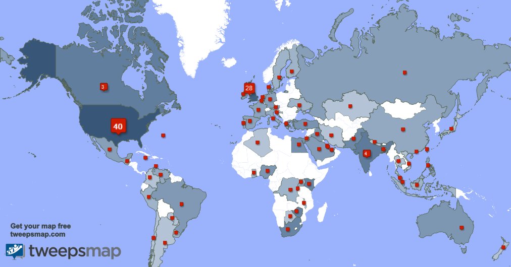 Special thank you to my 5 new followers from UK., and more last week. tweepsmap.com/!masawij