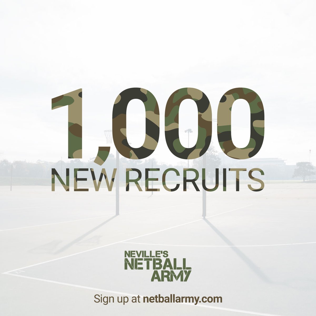 Our #NetballArmy is taking shape. 

Thank you to everyone who's signed up to <a href="/traceynev/">Tracey Neville MBE</a>'s team.

If you haven't, and you love our sport as much as we do, please join and be our latest recruit.

Watch, answer &amp; sign-up at netballarmy.com