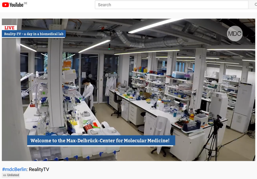 MDC_Berlin's tweet photo. Hatten Sie eine lange Woche? Möchten Sie sich entspannen und gleichzeitig etwas lernen? Schauen Sie den Live-Stream unseres biomedizinischen Labors an #slowTV
https://t.co/4kXc9CA0c7
#berlinscienceweek #wissenschaft #mdcBerlin #aDayinthelab #FridayLivestream #FridayMotivation https://t.co/6Kg1pmGiXb