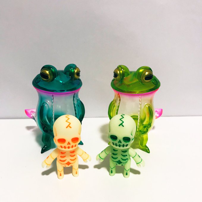 5体セット スカルチュラ ウツボカエル カエル ソフビ フィギュア