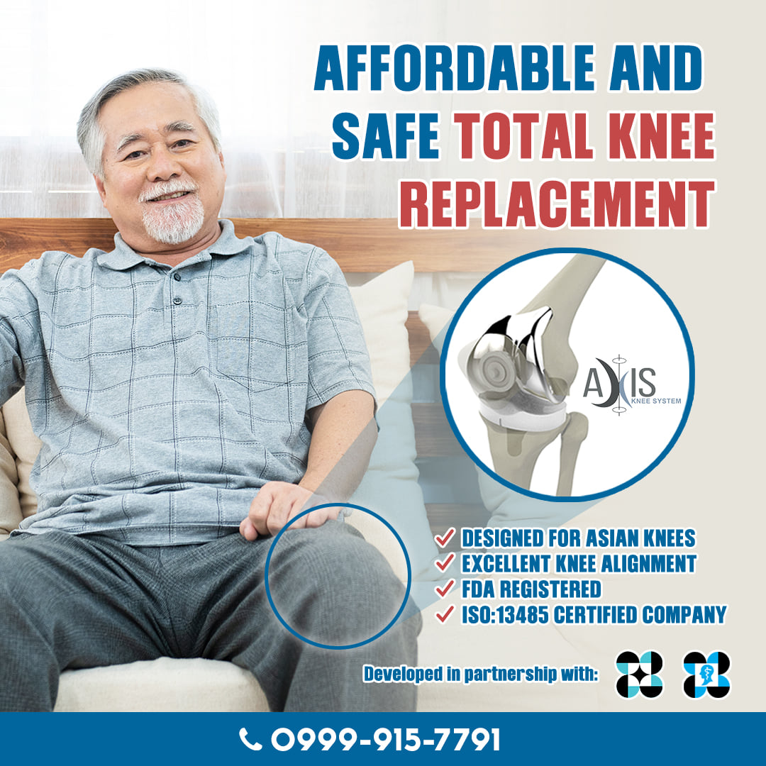 OII_ortho's tweet photo. AXIS KNEE SYSTEM - Affordable and Safe Total Knee Replacement
✔️Designed for Asian Knees
✔️Excellent Knee Alignment
✔️Registered in FDA Philippines
✔️Designed and Manufactured in an ISO:13485 Certified Company

📲 0999-915-7791 or 0977-635-7461 https://t.co/aigIo5SYUZ