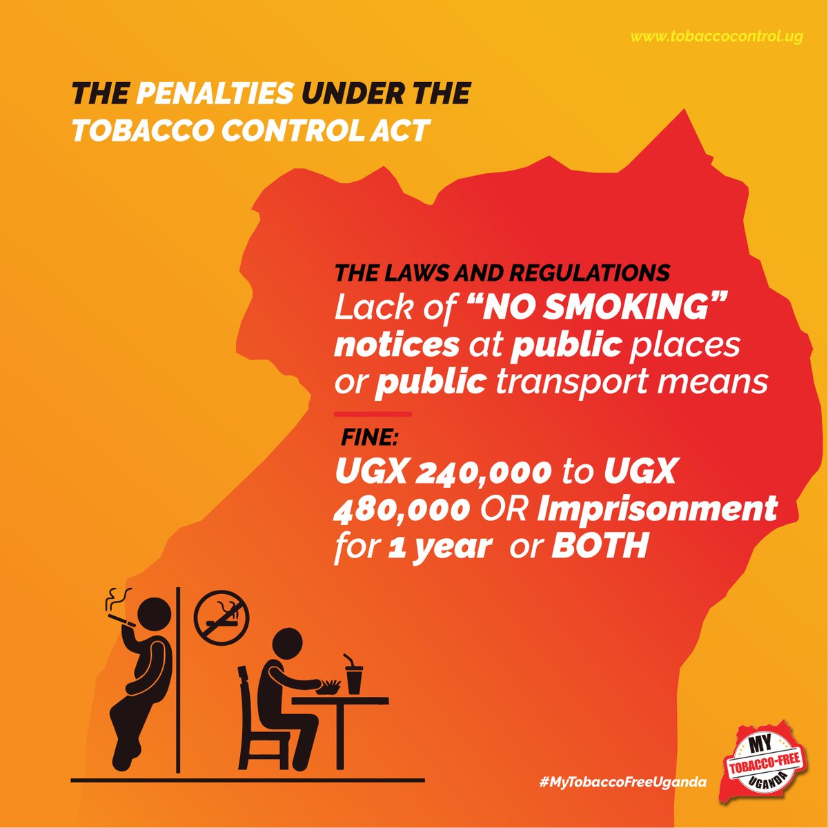 TobaccoCtrlUg's tweet photo. If you have used a public transport means, and been affected by an active smoker, SPEAK UP.
The Law requires that smoking MUST NOT be done in public transport means. #TCLaw
@BelindaMosesSA @RitaStyles20 @LoneChildMJB @Dphyn1 @KETCA254 @TobaccoFREE254 @JaneRuth_Aceng @dbinea https://t.co/jrGNbh2G6i