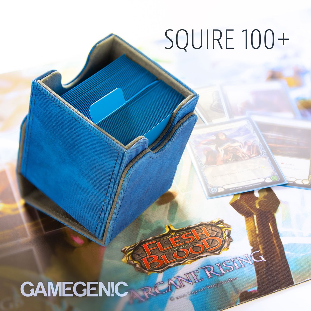 Gamegenic_'s tweet photo. No matter how hard the battle, the Squire 100+ will stand by your side. 💪
This premium #deckbox professionally protects your double-sleeved #fleshandblood #herodeck with space for additional cards.
EU Main Release on 06.11.2020
@fabtcg @Blackfire_eu
#gamegenic #tcg https://t.co/5JhdHLOiVs