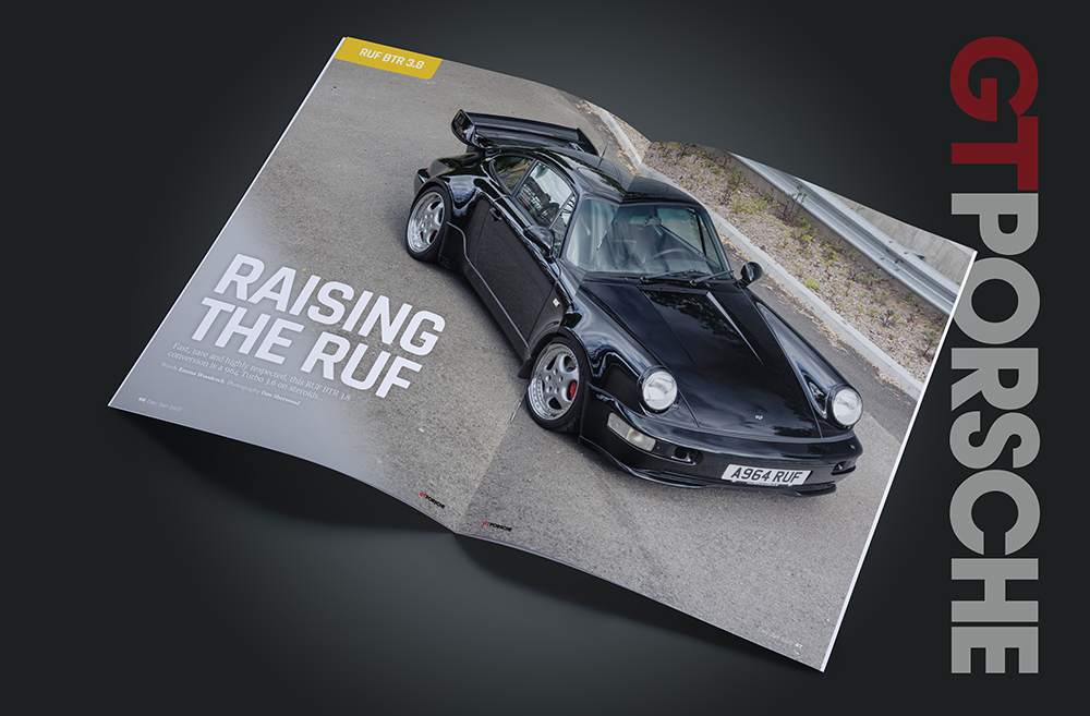 Fast, rare and highly respected, this #RUF #BTR 3.8 conversion is a #964Turbo 3.6 on steroids. Read all about it in the new issue @GTPorsche. The #magazine is on sale now. Order online and get it delivered direct to your door at no extra cost: bit.ly/gtp202012 🏁 #Porsche