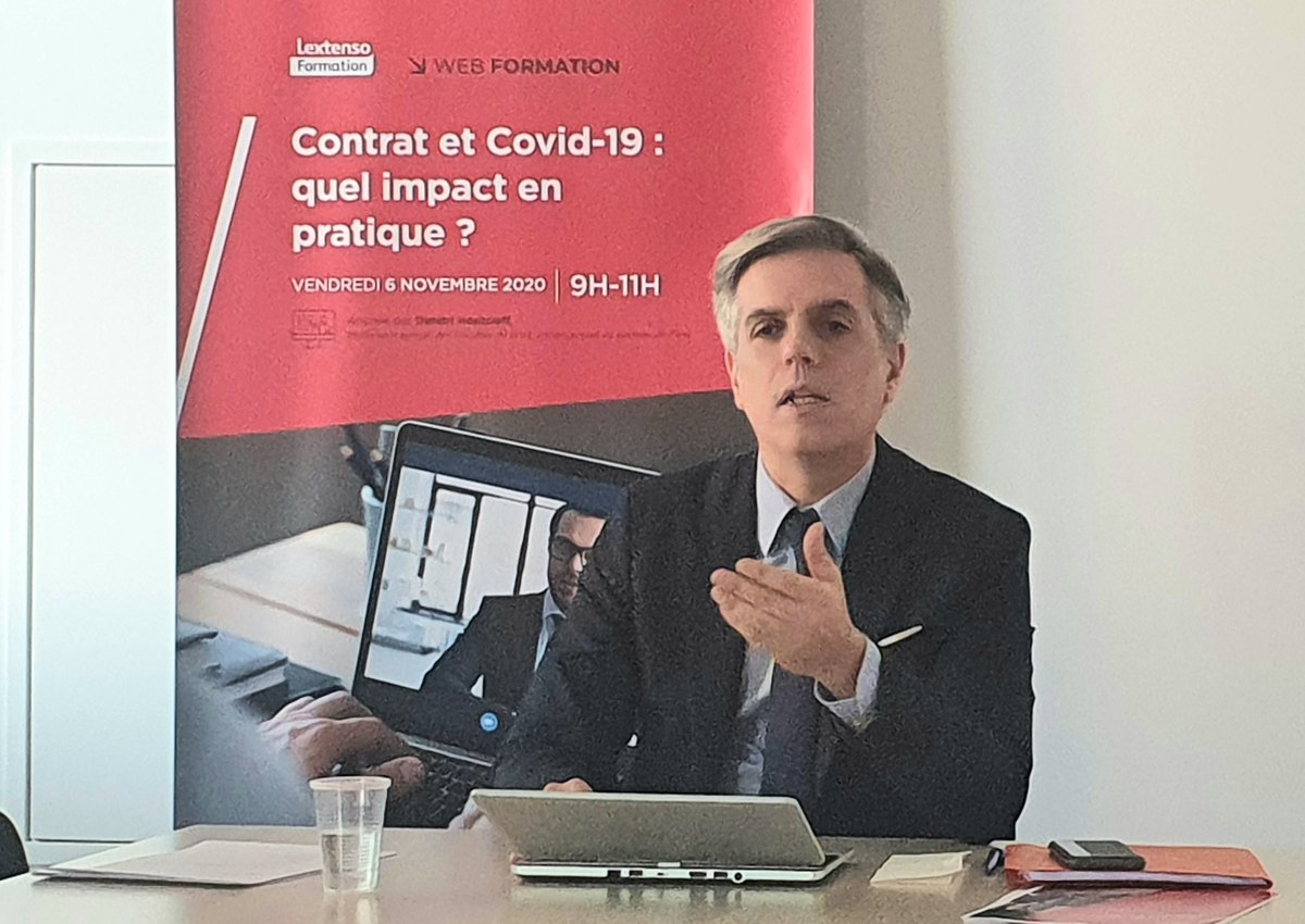 Lextenso_ed's tweet photo. Contrat et Covid-19 : quel impact en pratique ? : Dimitri Houtcieff analyse ce matin comment pallier les difficultés d'exécution, et faire face à l'inexécution. Un sujet d'actualité, une webformation Lextenso ! #contrats @DHoutcieff https://t.co/aezHGaoE3O