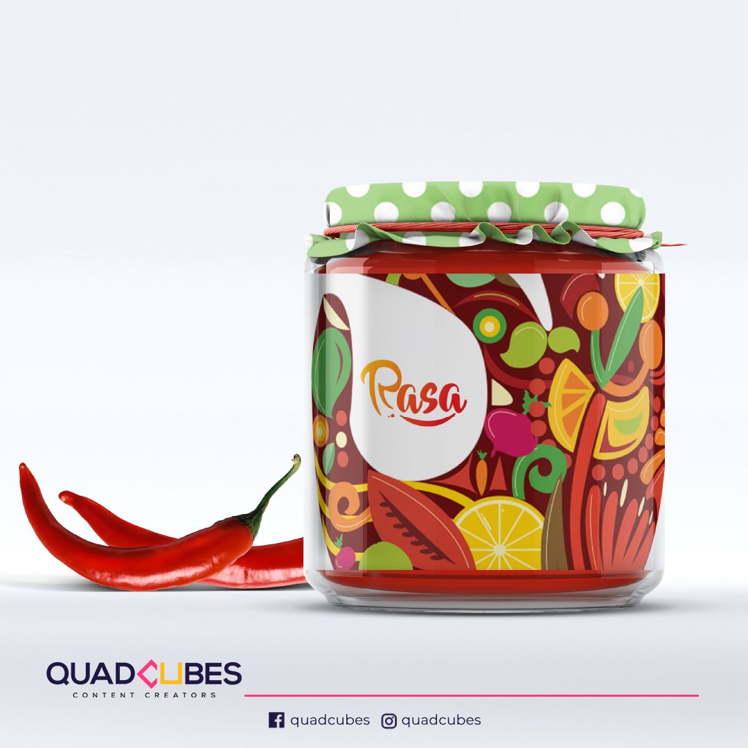 QuadCubes's tweet photo. we were assigned to create the logo for "RASA", a logo to represent its values and attributes in the market, and public. RASA is a  food product brand, so we have selected the colours accordingly. 
#logodesign #branding #quadcubes https://t.co/KBDXWsMJ19