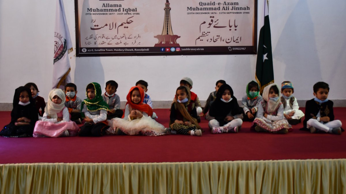 AmblemSystem's tweet photo. Pre School of AMBLEM School System collectively celebrated the auspicious occasions of Eid Milad un Nabi and Iqbal Day.
#MiladunNabi #IqbalDay #AMBLEMSCHOOLSYSTEM #BestEducationSystem https://t.co/WRSKmXiIEo