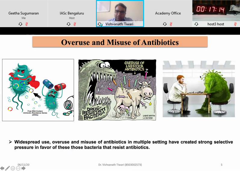 IAScBng's tweet photo. #Antibiotic resistance is emerging as a serious #healthcare concern. Vishvanath Tiwari, Central University of Rajasthan, Ajmer on Strategies for combating #carbapenem-resistant Acinetobacter baumannii
#86AM @IndiaDST https://t.co/nNJwdHr8EQ