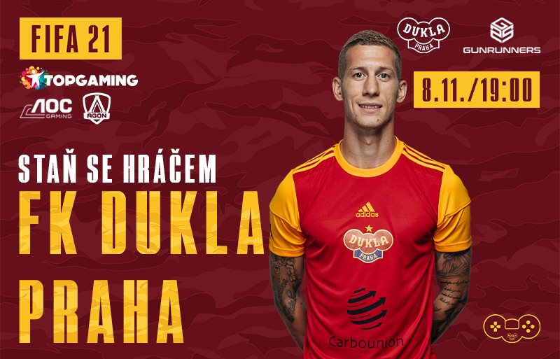 FKDuklaPraha's tweet photo. Zapojte se do FIFA kvalifikačního turnaje a staňte se hráčem Dukly 😍Již v neděli od 19:00 🎮

Více čtěte na webu 📲 https://t.co/bLCY9VzIjL https://t.co/8NRpaTbcJr
