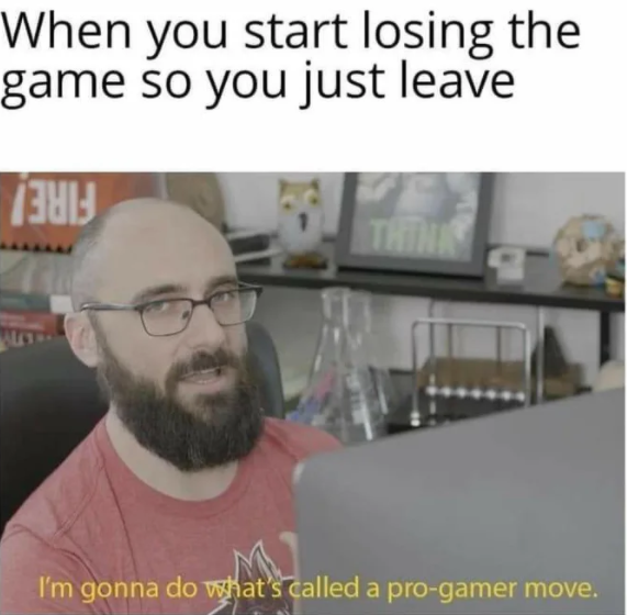 EBGamesAus's tweet photo. I never lose. I never win either. 🤔 https://t.co/C5HCwHX1Nj