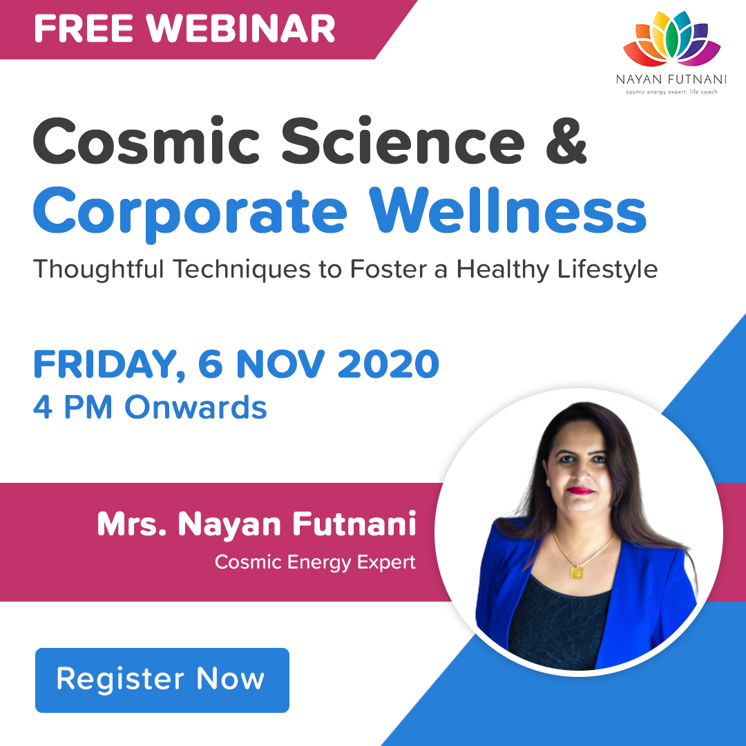 NayanFutnani's tweet photo. Event Day has finally arrived!
Get ready to dive deeper into the best practices based on the principles of #cosmicenergy that encourage you to live a successful, healthy, and fulfilling life ever. Join us at 4 pm today. Book your slot for free  https://t.co/i3ZTuPDIj2 https://t.co/oLOud7IeWF