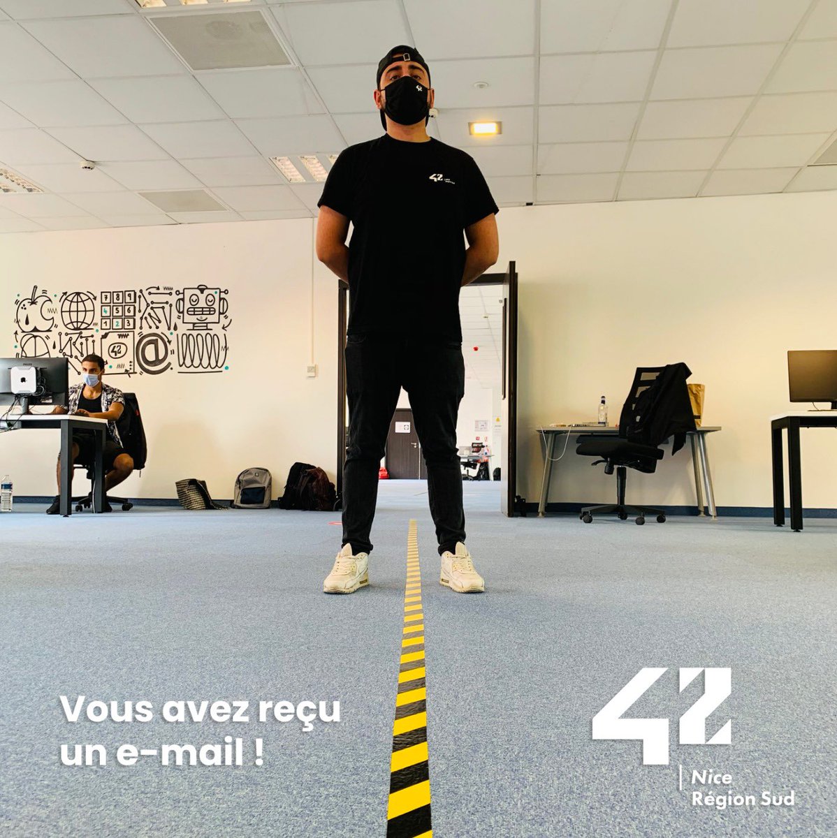 42NiceSud's tweet photo. 🥳 Félicitations 🎉 Nous avons le nom des futurs·es élèves de la rentrée 2021, alors vas vite checker tes e-mails 📧
L’équipe de 42 Nice te remercie pour ta participation !
Bravo pour ta détermination, ton courage et ta bonne humeur ! 😊
#piscine #resultatpiscine #42Nice #octobre https://t.co/okgDfBysIL