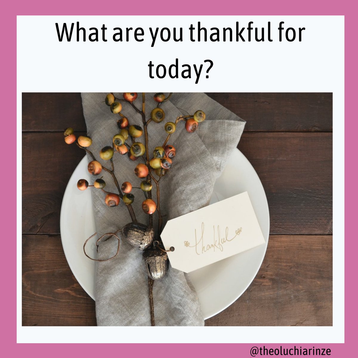 karizchic's tweet photo. It's been a long year, still there are loads of reasons to be thankful. 

Acknowledging the good that you already have in your life is the foundation for all abundance.
I choose to remain thankful for all the blessings of God seen and unseen.

What are you thankful for today? https://t.co/U38ms6moOp