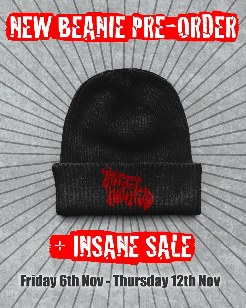 Trippy Wicked (@trippywicked) on Twitter photo BANDCAMP FRIDAY
NEW BEANIE PRE-ORDER
INSANE SALE
trippywicked.bandcamp.com/merch/trippy-l… BANDCAMP FRIDAY
NEW BEANIE PRE-ORDER
INSANE SALE
trippywicked.bandcamp.com/merch/trippy-l…