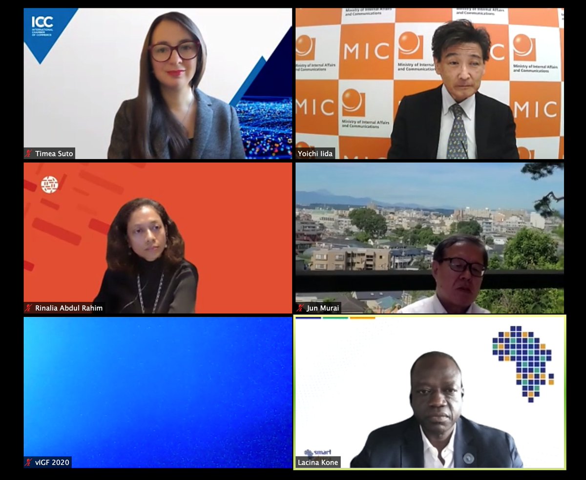 CEOSmartAfrica's tweet photo. I am honoured to have been part of Internet Governance Forum #igf2020 with @UN and #MICJapan where I spoke about the importance of trust, protection of rights of #African citizens and the need for the protection of business and organizations. #internet https://t.co/IArowQvbhA
