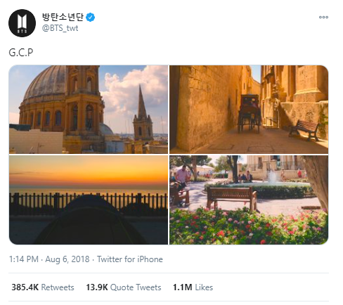 On November 24th 2017, Jungkook tweeted photos using the hashtag  #golden_closet_photo. Jungkook subsequently often used G.C.P as caption when uploading photos he shot himself.Another branch of the Golden Closet Studio was born – the G.C.P