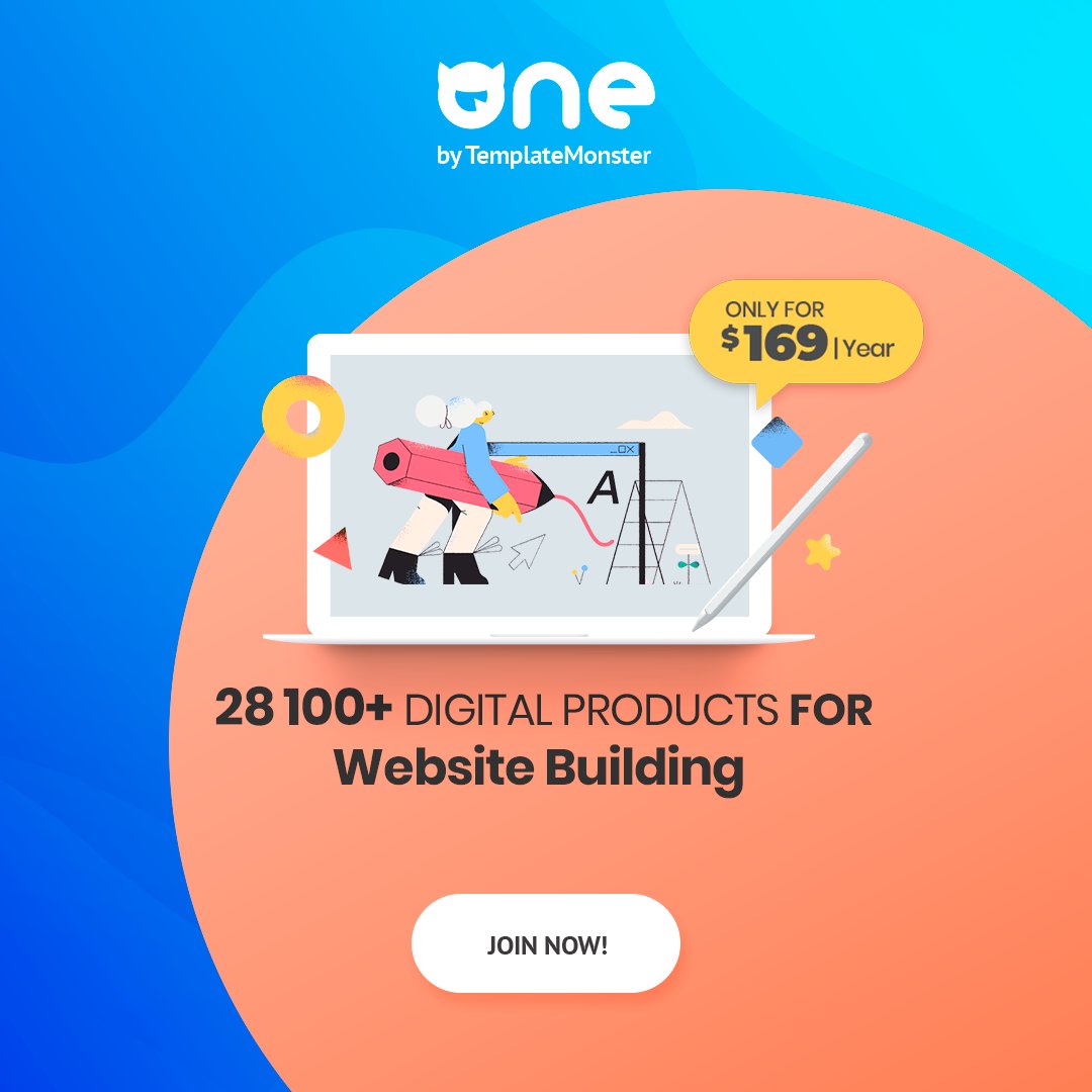 ⚡️ONE Subscription plan for $169 instead of $229⚡️
Get unlimited access to 28 100+ premium Items for #designers and #webdevelopers: monsterone.com/?utm_source=tw…

Discounts are valid on November 6-9! Don't miss your chance⏱

#WordPress #wordpresswebsite #Elementor #shopify #uiux