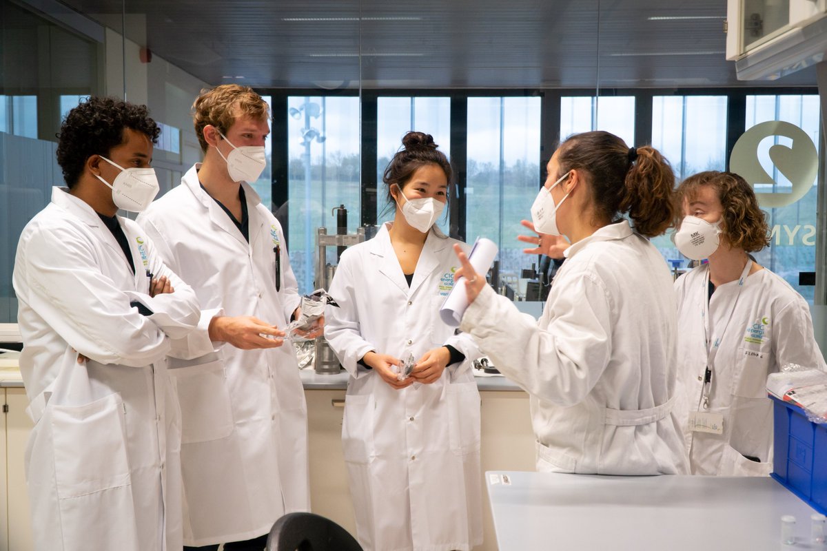 energigune_brta's tweet photo. The students from the Master's Degree in Materials for #EnergyStorage and Conversion @MESC_Plus Erasmus Mundus attended today their first class at the CIC energiGUNE facilities, where a team of researchers from the center will teach different subjects related to energy storage. https://t.co/usjekaEmSy