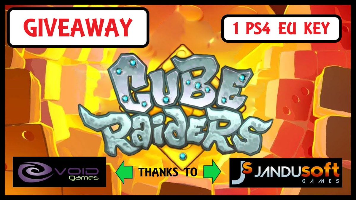 sacalmet's tweet photo. #giveaway #sorteo
We have 1 #PS4 EU key for #CubeRaiders from @VoidGames5
@JanduSoft
To enter:
1️⃣ Follow us & RT 🔁
2️⃣ Tag friends if you wish 💕
3️⃣ Subscribe our #YouTube channel 🔗 https://t.co/VSurelL351
(Allows us to run giveaways here)
#GameDev #IndieDev
Winner next week! https://t.co/3707fzZyb8