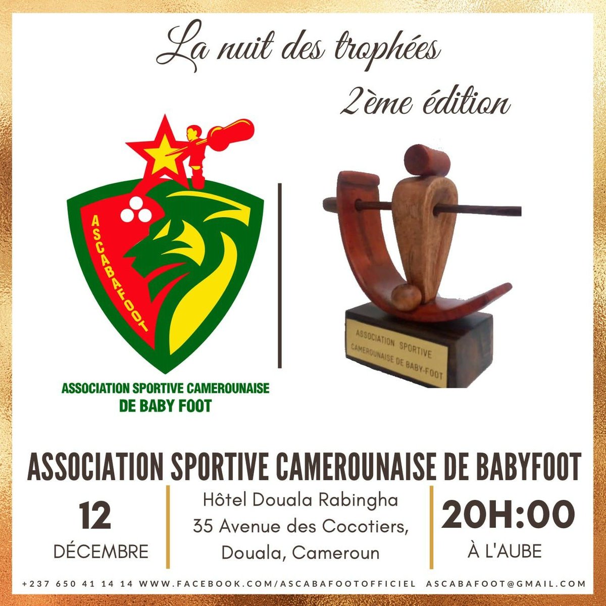 NTrophees's tweet photo. Aujourd'hui c'est 🍷dredi et tout est permis 😎😎

Hello #TT237 ! ! !

Nous vous souhaitons un très bon début de week-end, surtout pas d'excès.

#babyfoot237 
#lanuitdestrophees2020 https://t.co/1GqjXjMW5c