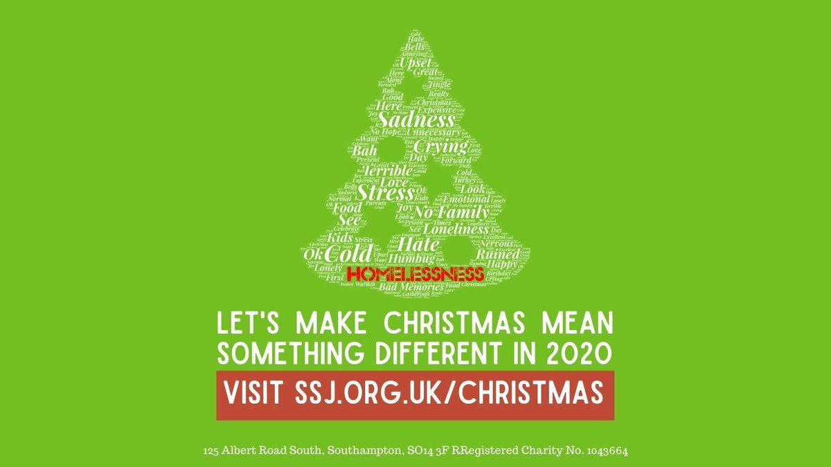 SSJCharity's tweet photo. Today we launch our Christmas appeal to raise £5,000 so we can provide Christmas meals for people affected by #homelessness.
For more information click here 👉 https://t.co/SnKUAC5ZeC
#Christmas2020 #Homelessness #SSJ #TheirWords https://t.co/2uCjqzTfXj
