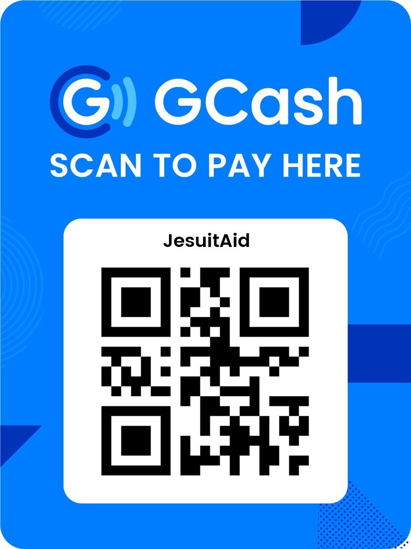 jesuitaid's tweet photo. You can course your donations also through GCash. https://t.co/ywOseR8oUD
