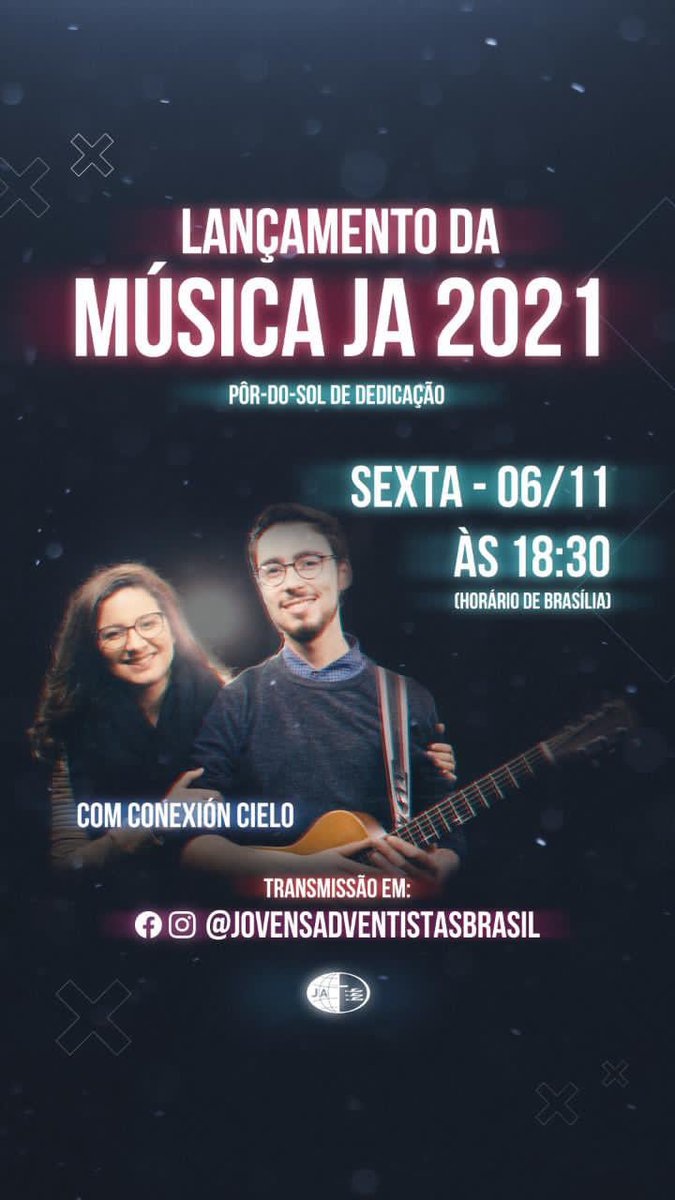 🔴 Nesta sexta-feira, 06/11, às 18:30, venha dedicar a Música JA 2021 .