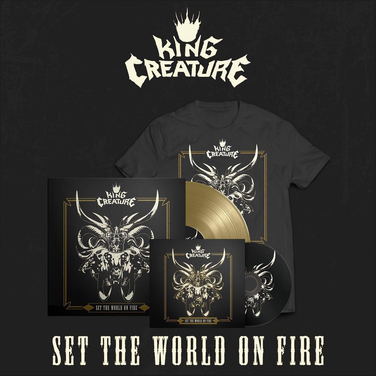 RouteOneBooking's tweet photo. TODAY IS THE DAY! Our clients KING CREATURE officially release their brand new album 'Set The World On Fire' via Marshall Records.

Purchase the album here: https://t.co/iHkNEweQbw

@KingCreature1 

#kingcreature #settheworldonfire #marshallrecords #routeonebooking https://t.co/YYPX2r5U6I