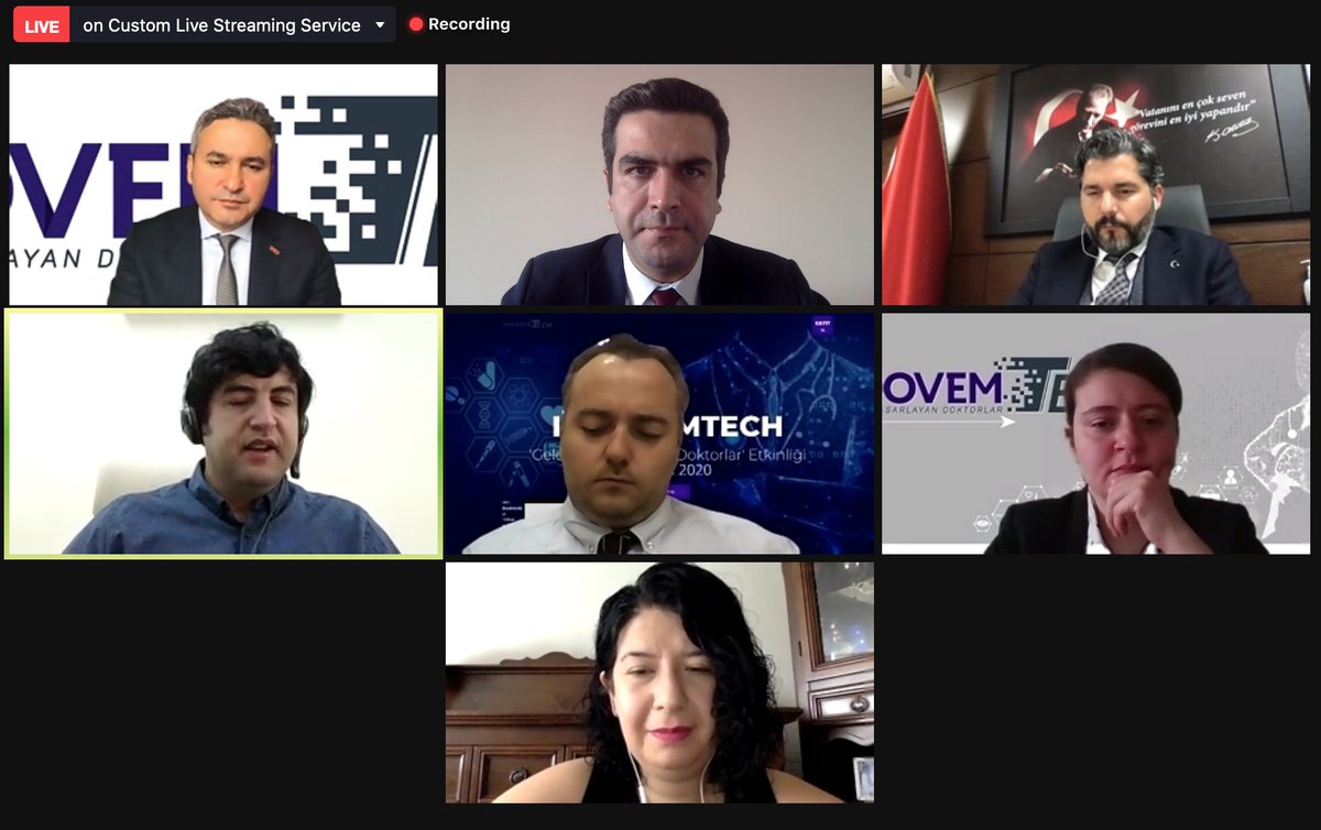 innovemtech's tweet photo. Tıbbi inovasyon ve girişimcilik sempozyumu #InnovEMtech tüm hızıyla devam ediyor! Whova uygulamasından ya da canlı olarak https://t.co/DkmGyf0HZb dan izleyebilirsiniz.
@TrTATD  @orhancinar @ozturanMD @TurediSuleyman @irmiz87 @damla201212 https://t.co/Yx9LdyFukR