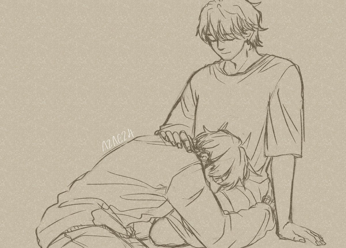 ladsofsorrow's tweet photo. 🤫😴
#taegi #btsfanart https://t.co/NADEo44a6E