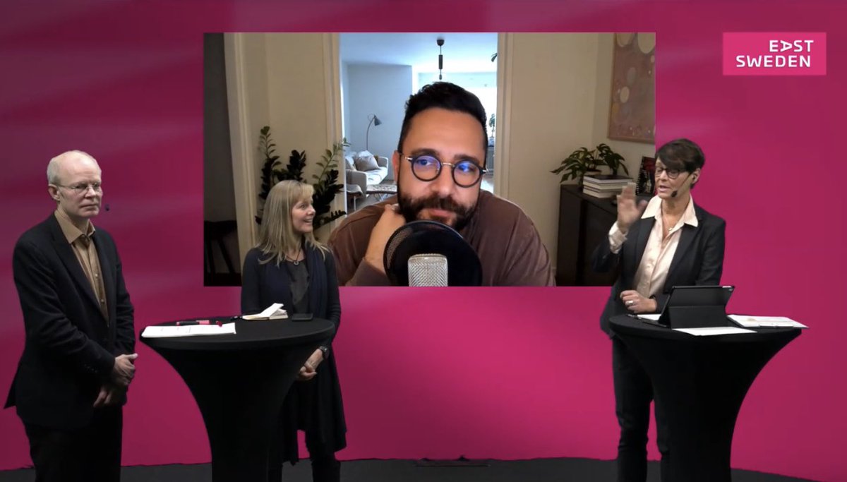 Nu kör vi Innovation Day på en skärm nära dig. Just nu frågor med Ashkan Fardost. Följ oss här: innovationweek.eastsweden.se/innovation-day…
#eastsweden #esid20