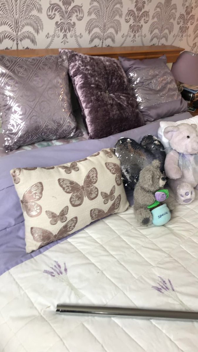 MLittlefield93's tweet photo. Bed made pillows on top ⁦@DWindass10⁩ https://t.co/euB70hhKSk