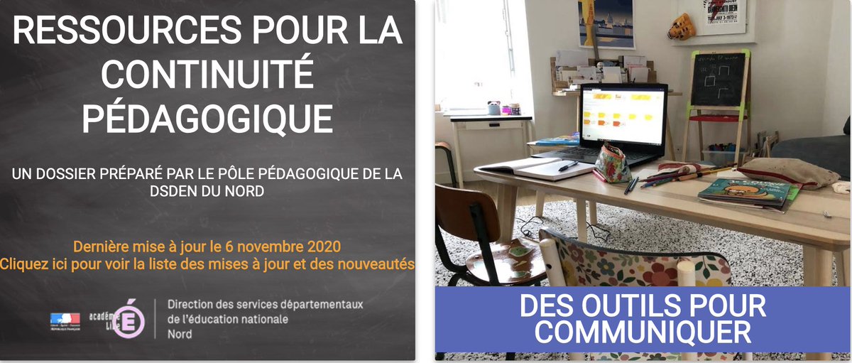 Polepedago59's tweet photo. 📕 Ressources du 6 novembre 2020 📕
"outils pour communiquer"
▶️ Fiche pratique "Comment créer une classe virtuelle à partir de l'outil webconférence de l'ENT"
▶️ Fiche "Guide de première connexion à la classe du CNED"
▶️ Kit complet des fiches ENT One
https://t.co/EtJY89SV2O https://t.co/2RCeZICI2J