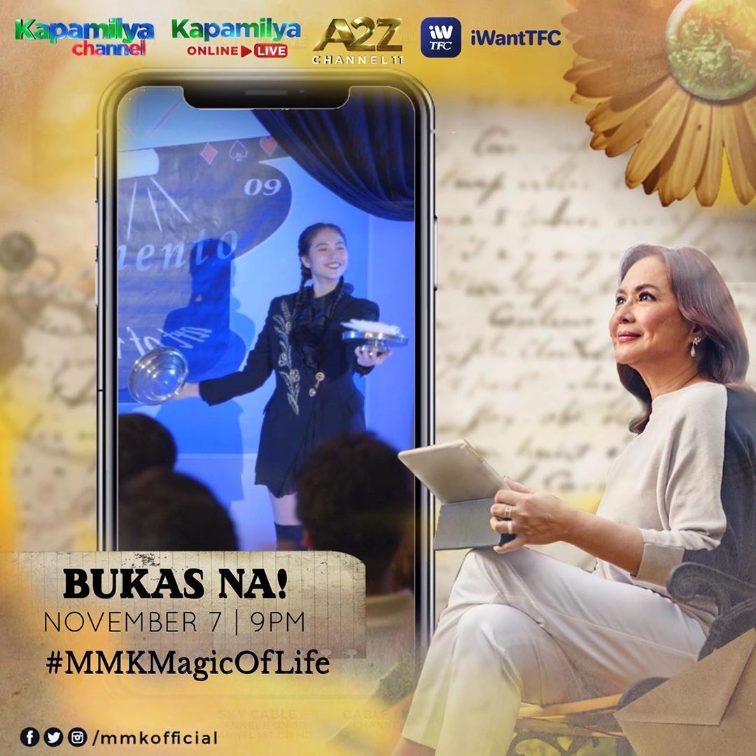 EiramesorEnna's tweet photo. Muling bibigyang magic ni Janella Salvador ang ating Sabado ng gabi sa #MMKMagicOfLife!
Mapapanood ang #BestOfMMK BUKAS | 9PM sa Kapamilya Channel, Kapamilya Online Live, iWant TFC at 8:45PM sa A2Z Channel 11.
@superjanella https://t.co/TmRMakFleP
