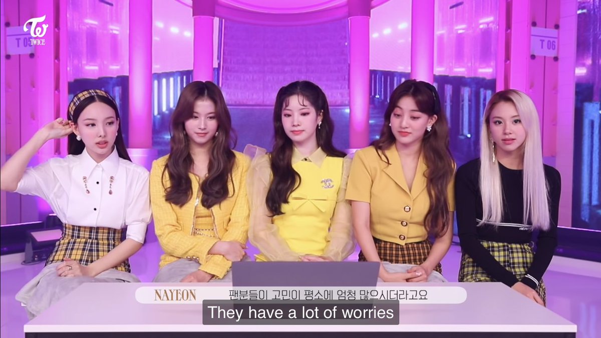 aftermyooui's tweet photo. so... depend on you was written by nayeon bc she was inspired when she was chatting with onces... and it’s like a letter to us since we find strength in their songs... we don’t deserve her :( https://t.co/GosLwHGS4j