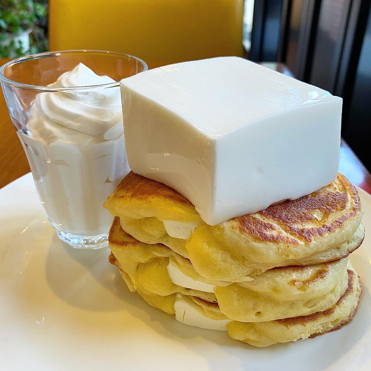 毎日甘いもの食べたい 埼玉県ふじみ野市にある エッグムーンカフェ で食べたクリームチーズパンケーキ T Co R1leuayhai Twitter