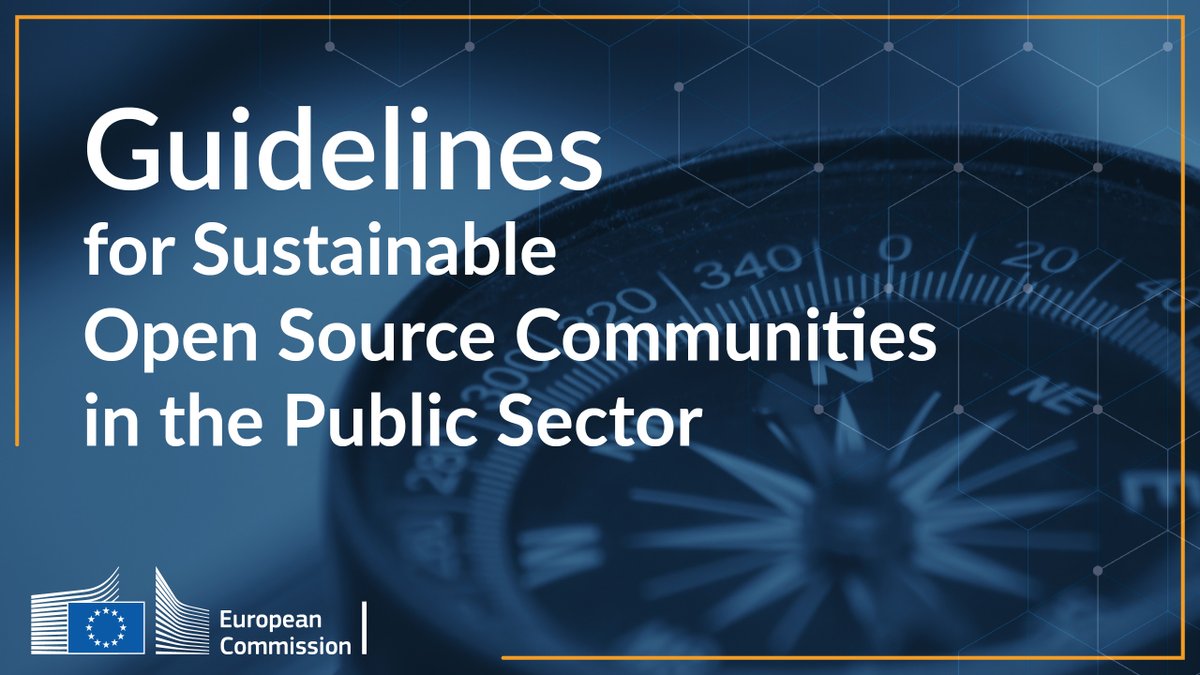 InteroperableEU's tweet photo. Check out the brand new "Guidelines for Sustainable #OpenSource Communities in the #PublicSector" which will help you to:
📌set the foundation for sustainable OSS engagements
📌join an existing community or build your own public sector
👉 https://t.co/jOE3ja7Opu
#OSScommunity https://t.co/s8u4JuD8Cg