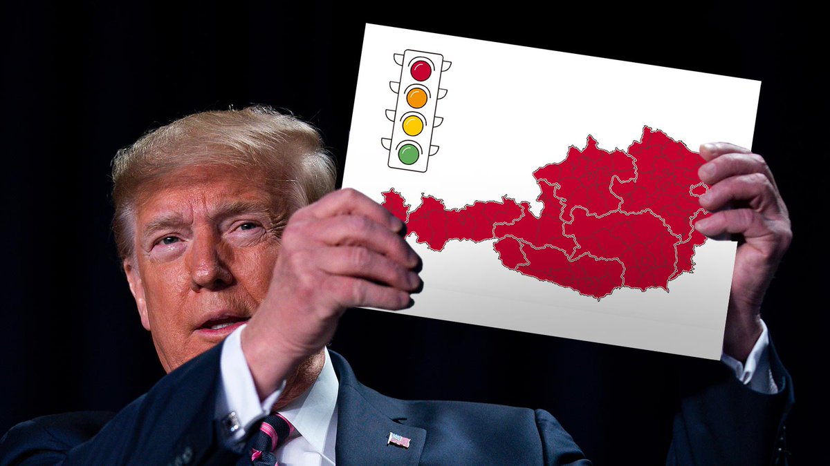 DieTagespresse's tweet photo. Alle Bezirke rot: Trump will auch Österreich vollständig auszählen lassen https://t.co/qMfKOChfj4 https://t.co/hZZWJEeNDI
