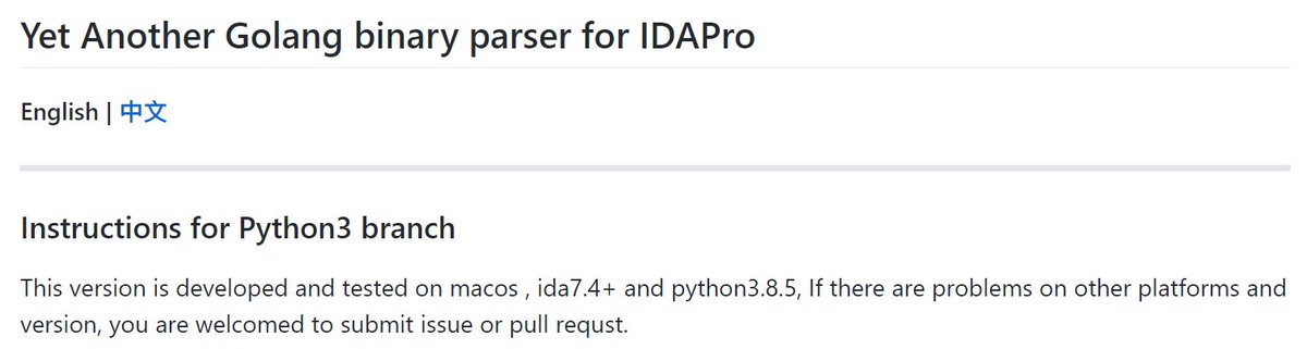 JiaYu_521's tweet photo. Now #go_parser for IDA has its Python3 version for IDA 7.4+ 👇
https://t.co/rjucCdlYJ6
Thanks https://t.co/a1Qd6jCSZf https://t.co/uvg29ZUHQe