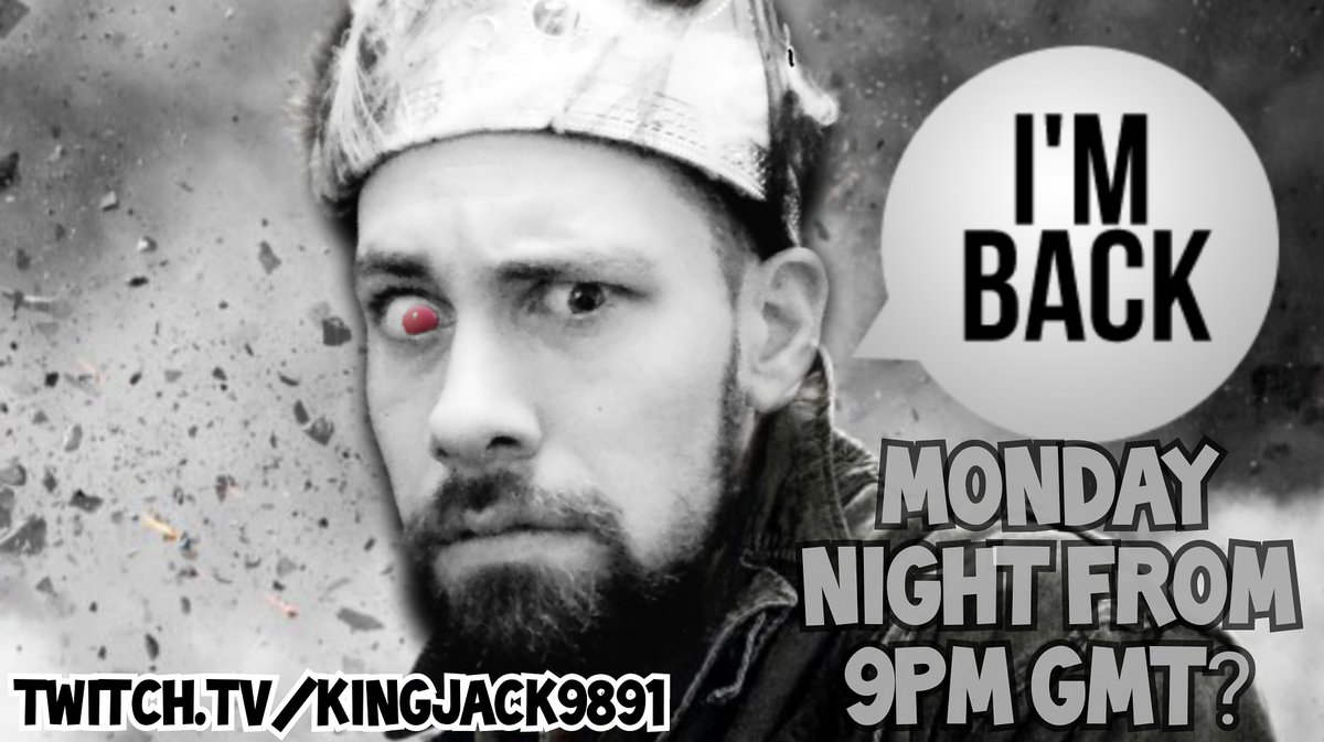 kingjack9891's tweet image. I'm finally back!
Who's up for fun and games?
We have lots to play!

BE A KING 👑 GET ON IN 👊
#twitch #mondaynight #imback