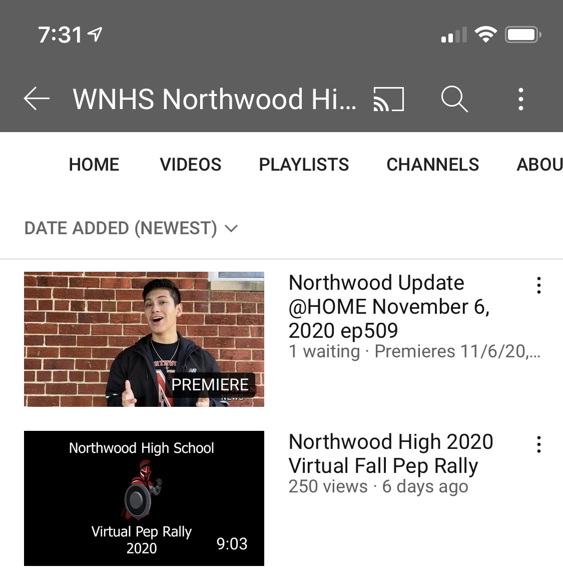 eyes4tech's tweet photo. @NorthwoodPrin @redandblacknhs @NHSAcademies 
About an hour to go and you can watch Northwood Update episode #9 for this school year. They’re a small group of kids but always welcome more to participate! @WNHSMD https://t.co/WmRjRUx6YE