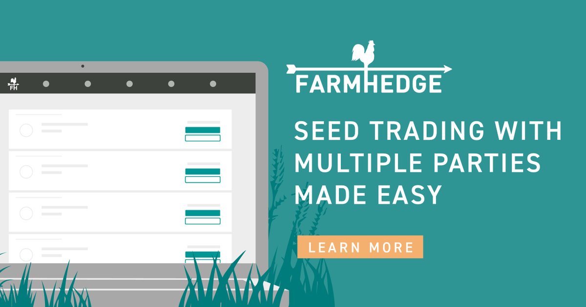 Delighted to announce launch of our tailored peer-to-peer seed trading platform in eight European countries. Our client is using <a href="/farm_hedge/">FarmHedge</a> to improve trade &amp; communication between their sister companies. Learn more at farmhedge.io #agriculture #DigitalTransformation