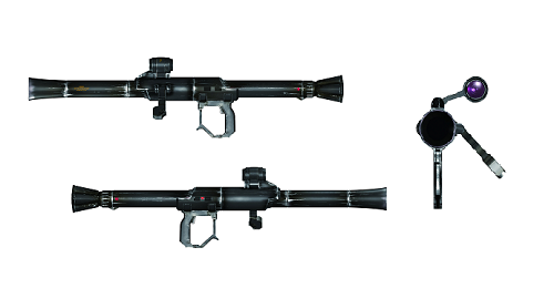 120mmマシンガンと共に射撃戦の主流となったのが280mmバズーカ。こちら