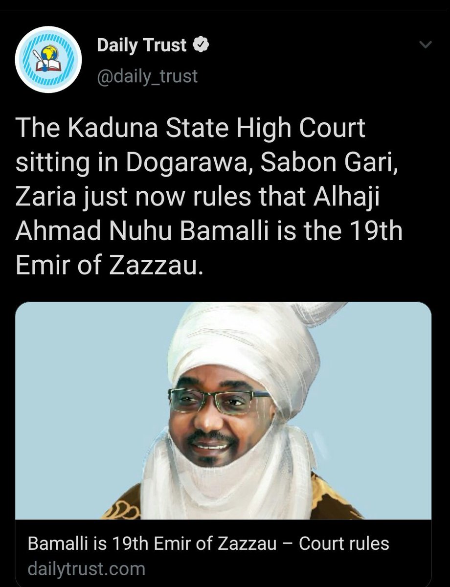 Zazzau_Emirate's tweet photo. Alhamdulillah !!
Indeed, all praise is due to Allah,
we praise Him, we seek His aid, and we ask for His forgiveness.
Allah is the Owner of Sovereignty, He gives sovereignty to whom he will, he take sovereignty away from whom he will.
He honor whom he will &amp; he humble whom He will https://t.co/qixuEBksfT