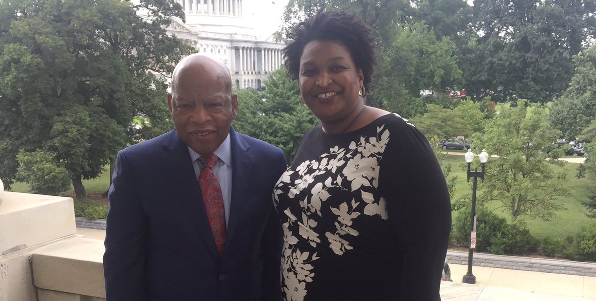 BowmanNancy's tweet photo. @chrissyteigen @RobAnderson2018 Thank you John Lewis &amp; #StaceyAbrams https://t.co/6sPJmQPNRN