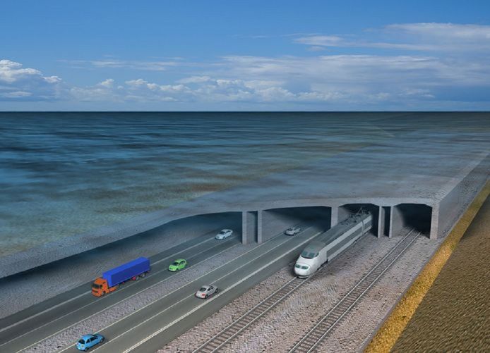 MBSinfra's tweet photo. Europese #infra impuls van 7,1 miljard euro voor 18 km. lange tunnel onder de Fehmarn Belt.  
Vanaf 2029 wordt hiermee de reistijd vanuit West-Europa naar Scandinavië verkort van een uur naar 10 min. https://t.co/tA65JaqU9q